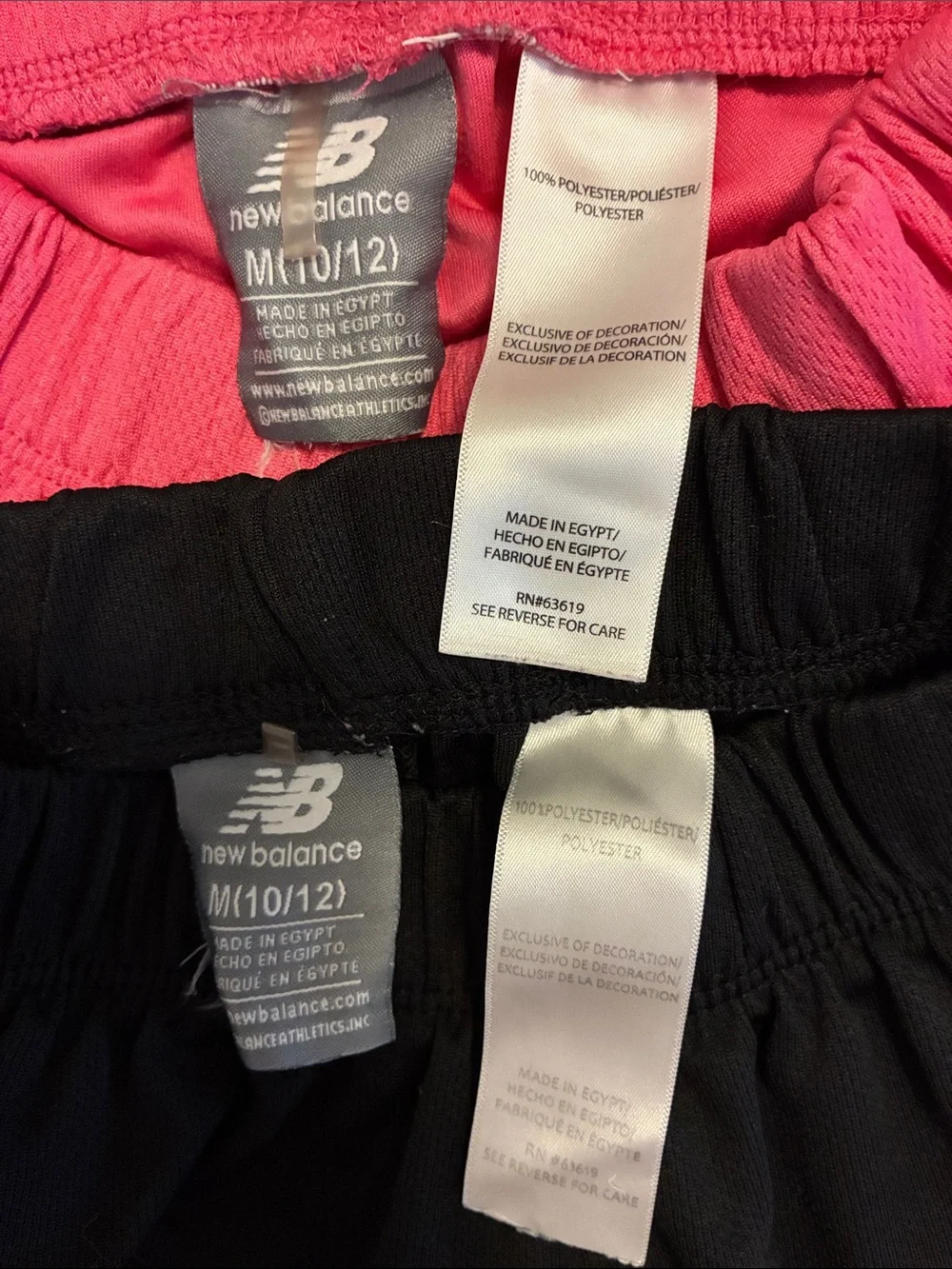 New Balance Girls Set of Two Shorts